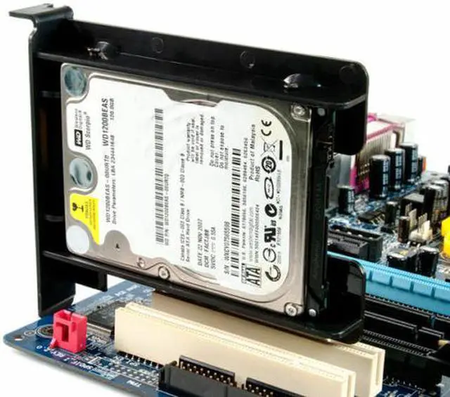 Alt view image 3 of 5 - Plugadget HDD/SSD 2.5inch Mount Bracket for PCI Slot