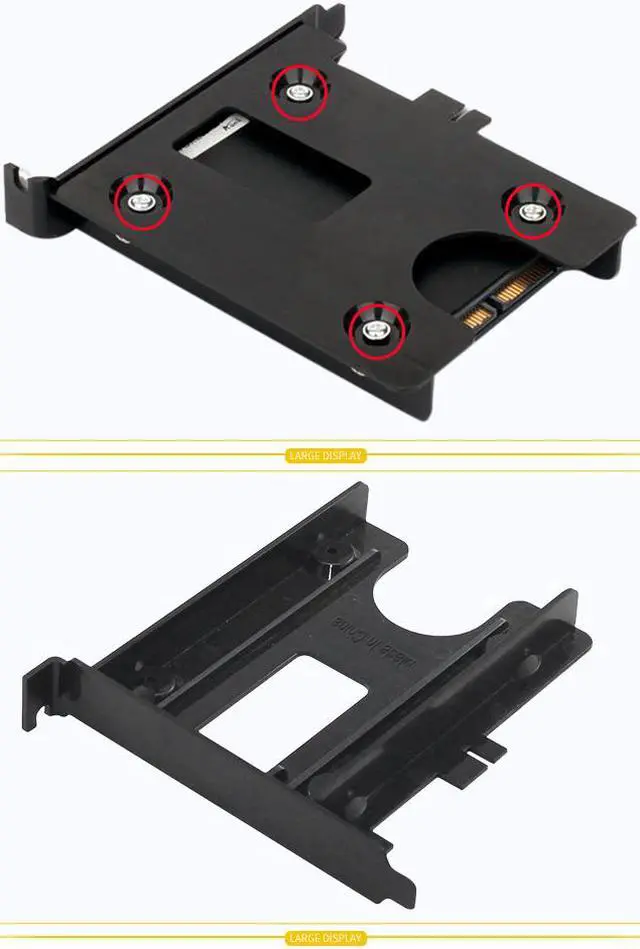 Alt view image 5 of 5 - Plugadget HDD/SSD 2.5inch Mount Bracket for PCI Slot