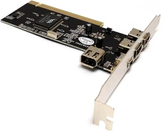 Alt view image 4 of 7 - Plugadget Firewire IEEE 1394 4/6 Pin PCI to 1394 DV Card Controller Video Capture Card Adapter with 6 to 4pin Firewire Cable
