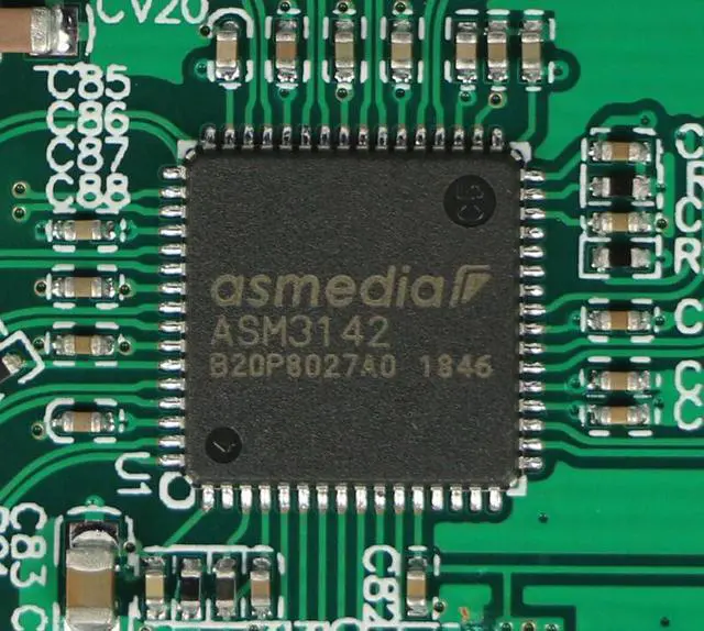 Alt view image 7 of 7 - Plugadget PCI-E 4x Express to USB 3.1 Adapter Card Dual USB-C Type C Gen II SuperSpeed 10Gbps Internal 15-Pin Power Connector with Asmedia Chipset