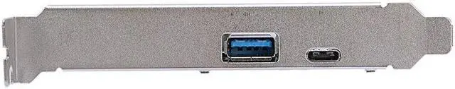 Alt view image 2 of 7 - Plugadget PCI-E (PCI Express) to USB 3.1 (Type A +Type C) Expansion Card USB 3.1 Gen II SuperSpeed 10Gbps Internal 15-Pin Power Connector USB-C Port 3A Charging Power Asmedia Chipset