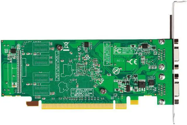 Alt view image 5 of 6 - Plugadget Dual Monitor Video Card 64 Bit 1G GDDR3 AMD Radeon R5 230 Eyefinity Multi-display Graphics Card with Two VGA Output 1080P Support for PC Case Mini ITX ATX HTPC Case