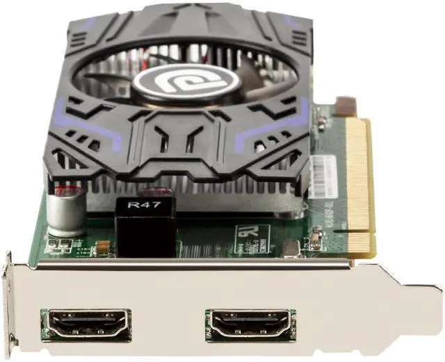 Alt view image 3 of 5 - Plugadget Dual Monitor Video Card 64 Bit 1G GDDR3 AMD Radeon R5 230 Eyefinity Multi-display Graphics Card with Two HDMI Output 1080P Support for PC Case Mini ITX ATX HTPC Case