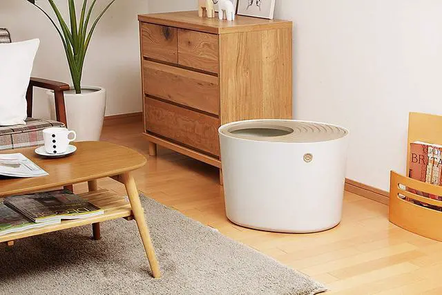Alt view image 4 of 4 - IRIS Top Entry Cat Litter Box with Cat Litter Scoop