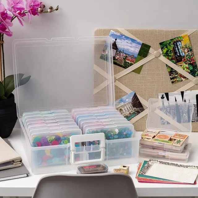 Alt view image 3 of 11 - Large Photo Keeper with 16 Cases - by Iris