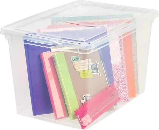 Alt view image 4 of 7 - Iris Deep Modular Snap-Tight Lid 68Qt 6/CT Clear 200450