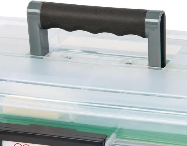 Alt view image 7 of 20 - IRIS USA, Inc Weather Tight Portable File Box 19Qt 11.5x10.4"x13.8" CL 110350