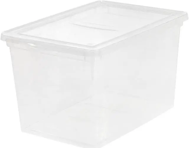 Alt view image 3 of 7 - Iris Deep Modular Snap-Tight Lid 68Qt 6/CT Clear 200450