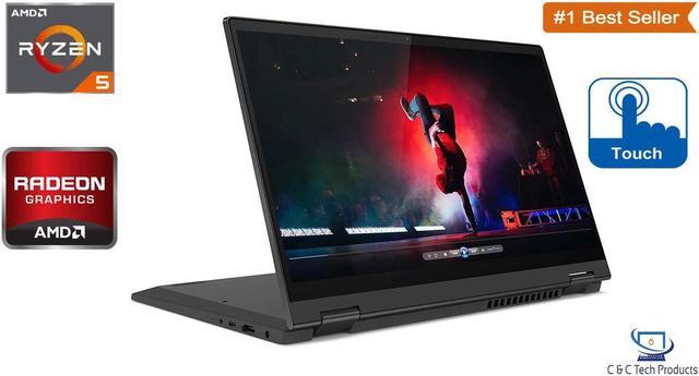 Main image of Lenovo Flex 5 14.0" Full HD 2-in-1 Touchscreen Notebook,4th Gen AMD Ryzen 5 4500U,16GB DDR4,2TB SSD,AMD Radeon Graphics,Wifi-AC,Bluetooth,HDMI,USB,Fingerprint Reader,Windows 10 Pro
