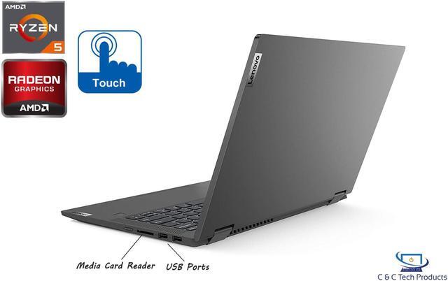 Alt view image 4 of 7 - Lenovo Flex 5 14.0" Full HD 2-in-1 Touchscreen Notebook,4th Gen AMD Ryzen 5 4500U,16GB DDR4,2TB SSD,AMD Radeon Graphics,Wifi-AC,Bluetooth,HDMI,USB,Fingerprint Reader,Windows 10 Pro