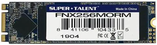 Alt view image 2 of 6 - Super Talent M.2 SATA DX3 256GB SATA3 Solid State Drive (3D TLC)
