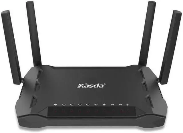 Alt view image 8 of 17 - Kasda AC1200 Dual Band Gigabit Wireless Router, Long Range WiFi Router 5dBi High Gain Antenna, Gigabit Ports, Easy Setup Via Cellphone, USB3.0, Dual Core Processor Based ( KW6516)