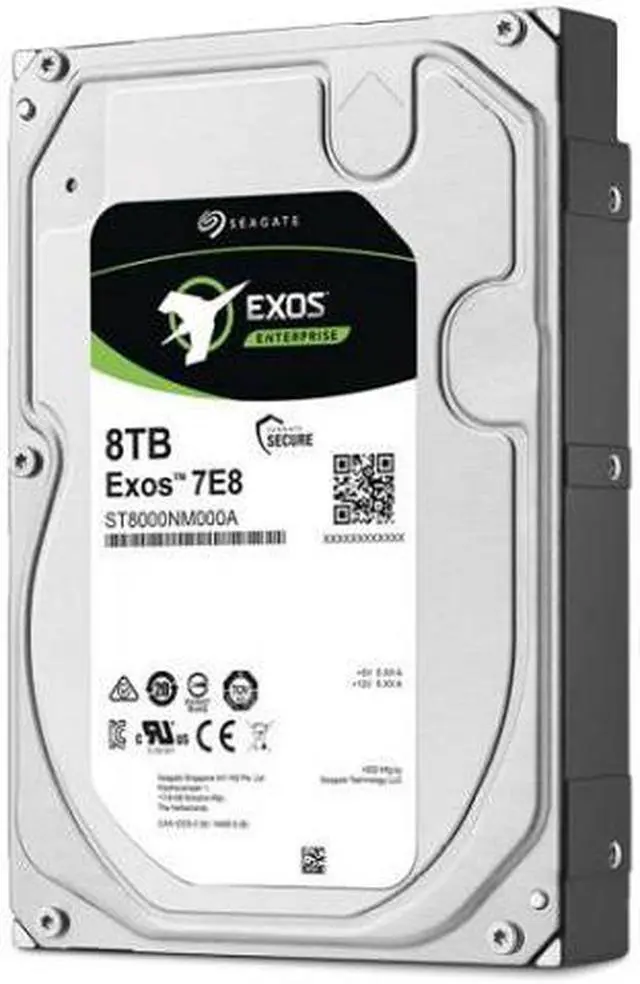 Alt view image 5 of 10 - Seagate Exos 7E8 ST8000NM000A 8TB 7200 RPM 256MB Cache SATA 6.0Gb/s 3.5" Hard Drives Bare Drive