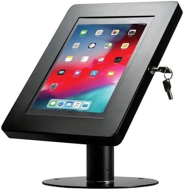 Alt view image 8 of 20 - CTA Digital Hyperflex Security Kiosk Stand for Tablets Black PADHSKSB