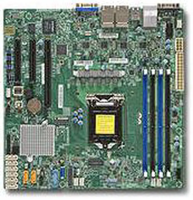 Alt view image 5 of 7 - Supermicro X11SSH-LN4F Server Motherboard - Intel C236 Chipset - Socket H4 LGA-1151 - Bulk packaging  -