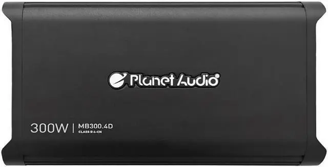 Alt view image 6 of 11 - PLANET AUDIO MB300.4D Planet Audio Mini Bang Series Amplifier 1200 Watts Max Four Channel Digital