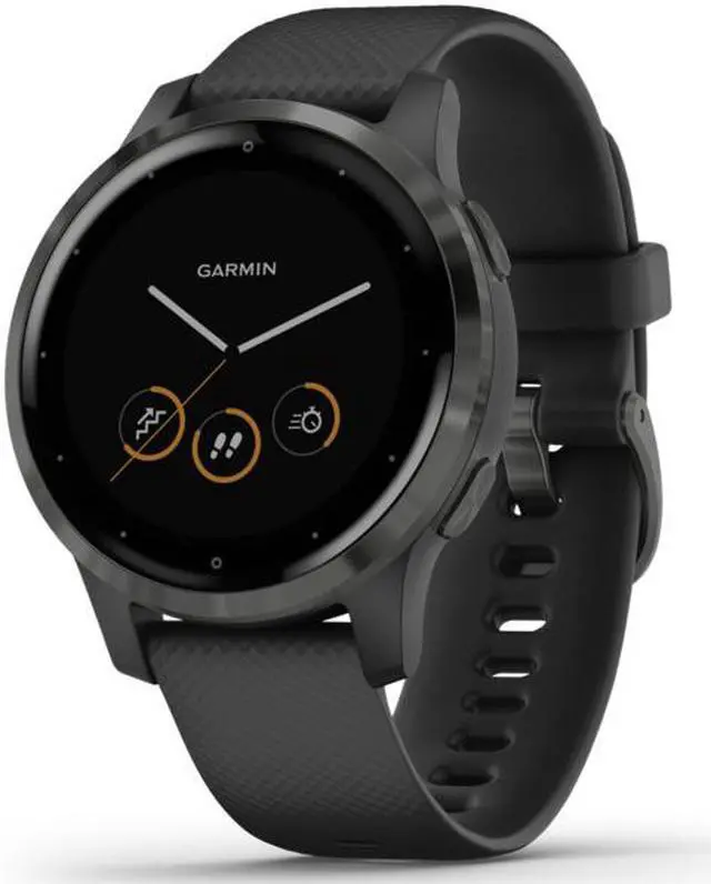 Alt view image 6 of 7 - Garmin Vívoactive 4S, Smaller-Sized GPS Smartwatch, Features Music, Body Energy Monitoring, Animated Workouts, Pulse Ox Sensors and More, Black