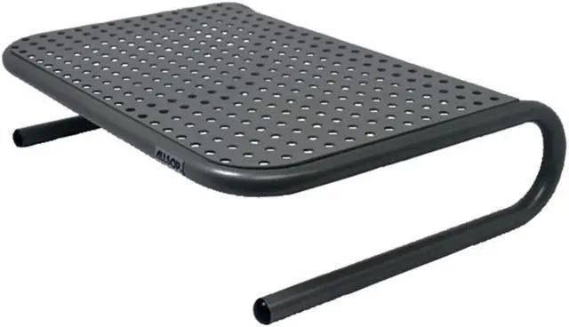 Alt view image 16 of 20 - Allsop Metal Art Jr. Monitor Stand 14-Inch Wide Platform - Pearl Black (30165)