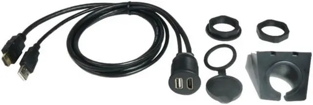 Alt view image 5 of 9 - PAC HDMI-USB-CBL 3FT DASHMNT HDMI/USB CBL