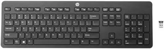 Alt view image 10 of 11 - HP Link-5 T6U20UT#ABA Black USB RF Wireless Standard Keyboards