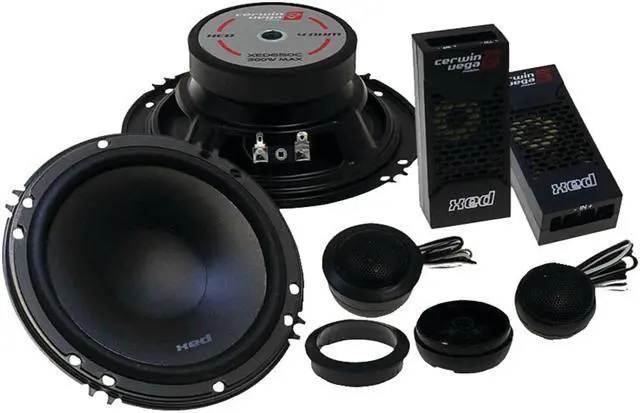 Alt view image 5 of 8 - Cerwin-Vega Mobile XED525C XED Series 5.25 300-Watt 2-Way Component Speaker System