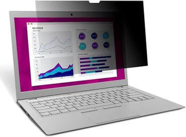 Alt view image 7 of 9 - 3M HCNMS001 High Clarity Filter - Notebook Privacy Filter - 13.5 Inch - Black - For Microsoft Surface Book