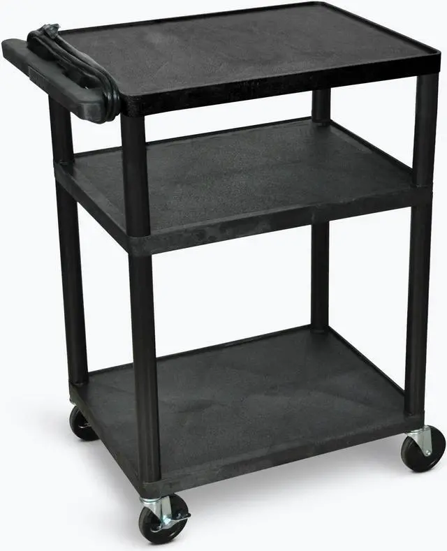 Alt view image 9 of 9 - Luxor LP34E-B 34" Plastic Table with Electric