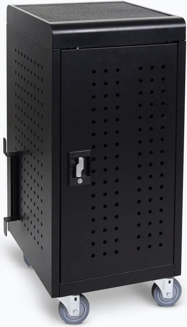 Alt view image 7 of 9 - Luxor LLTM24-B  24 Tablet/Chromebook Charging Cart