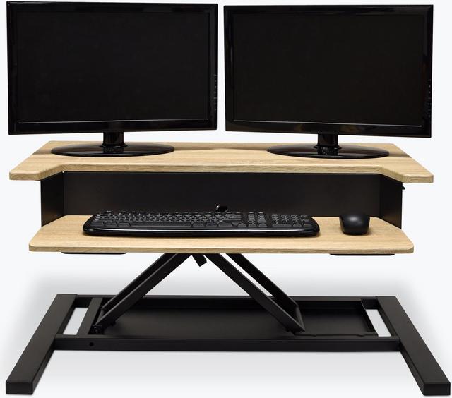 Alt view image 14 of 20 - Luxor LVLUP PRO32-WO Level Up 32 Pro Standing Desk Converter