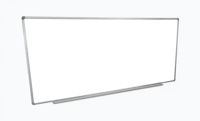 Alt view image 10 of 11 - Luxor Wall-Mounted Magnetic Whiteboard - 96" x 40" -White Surface, Silver Aluminum Frame  WB9640W