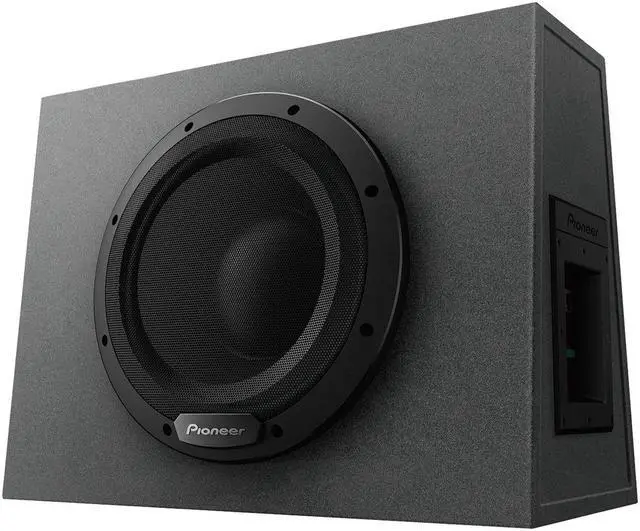 Alt view image 3 of 11 - Pioneer TS-WX1010A 10” Sealed enclosure active subwoofer with built-in amplifier TSWX1010A