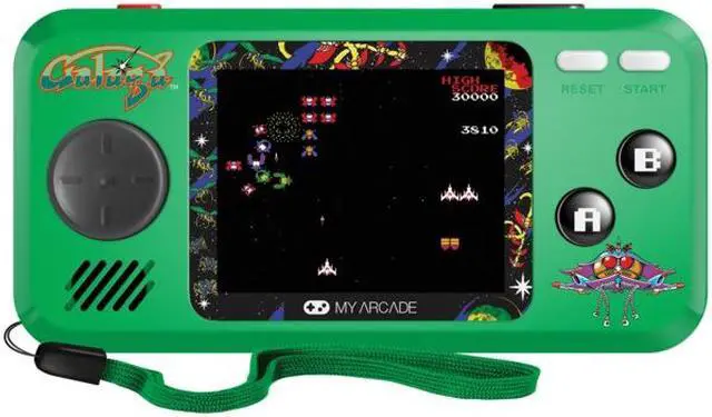 Alt view image 10 of 15 - My Arcade Galaga Pocket Player Portable Handheld with 3 Games: Galaga, Galaxian, & Xevious