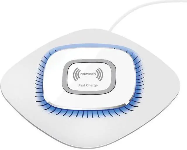 Alt view image 2 of 3 - naztech power pad qi wireless fast charger. compatible for iphone 11, 11pro, 11 pro max, xs max, xr, xs, x, 8, 8+,galaxy s10,s9,s8, note10 note9 note8
