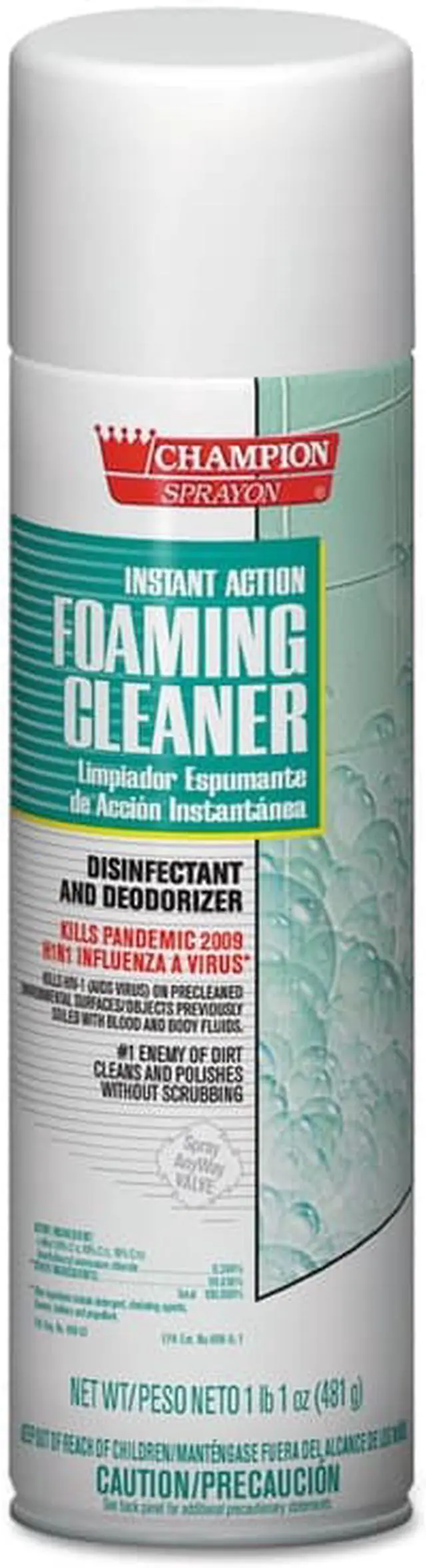 Alt view image 4 of 5 - Champion Sprayon Disinf Foam Clnr 17Oz 12