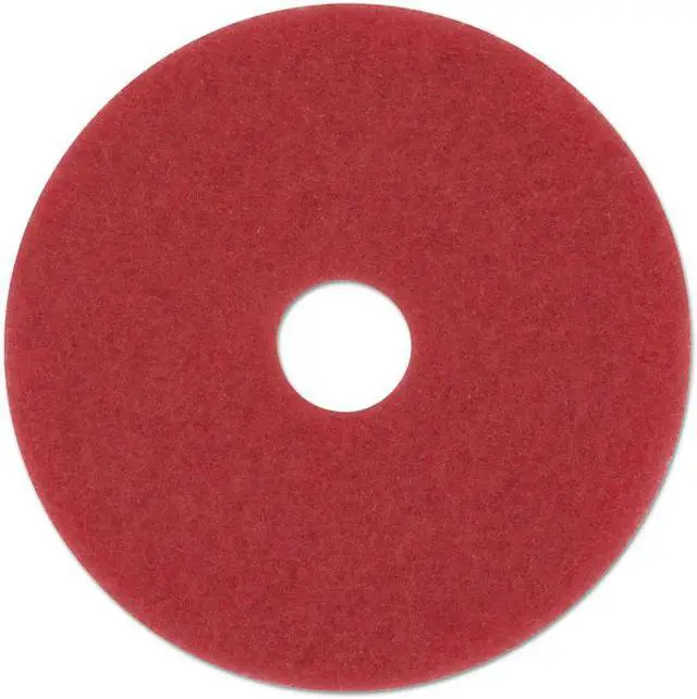 Alt view image 4 of 14 - Standard 15-Inch Diameter Buffing Floor Pads, Red BWK4015RED