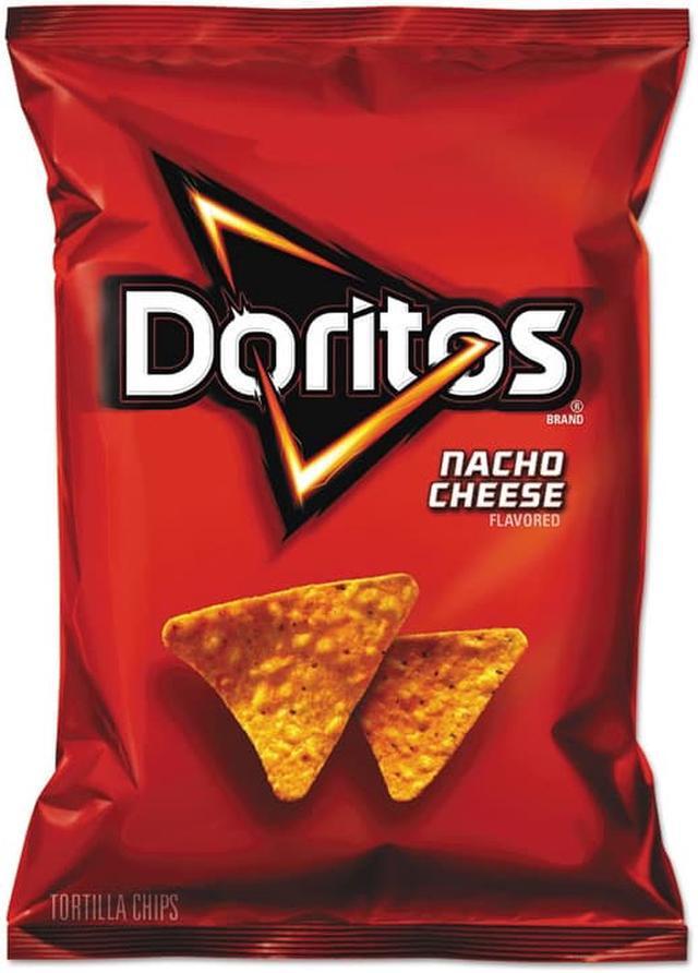 Nacho Cheese Tortilla Chips, 1.75 oz Bag, 64/Carton Nacho Cheese Tortilla Chips, 1.75 oz Bag, 64/Carton