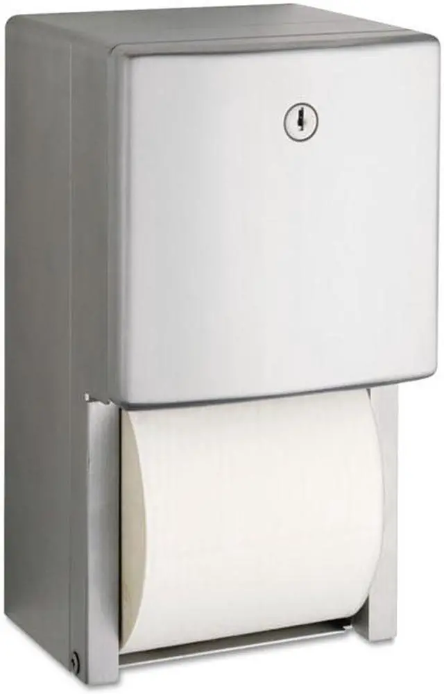 Alt view image 7 of 11 - Bobrick ConturaSeries Two-Roll Tissue Dispenser 6 1/16" x 5 15/16" x 11" 4288
