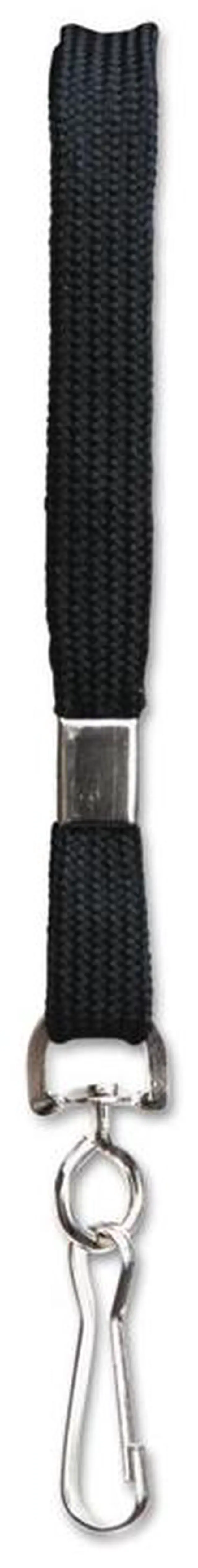 Alt view image 11 of 17 - Baumgartens Flat Lanyards With Hook 36" L 100/BX Black 65619