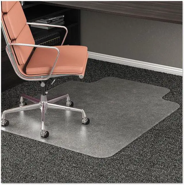 Alt view image 4 of 16 - Deflecto RollaMat Frequent Use Chair Mat for Medium Pile Carpet 36 x 48 w/Lip Clear CM15113