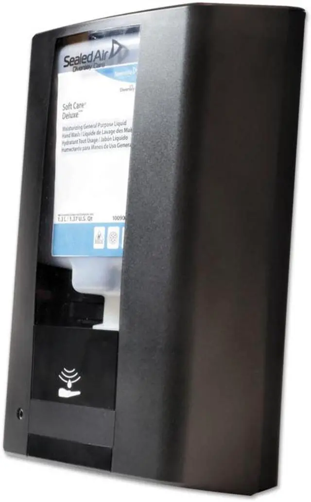 Alt view image 2 of 2 - Diversey ntellicare Hybrid Dispenser for Soap/Sanitizer, 1200 mL/1300 mL, 13.38" x 13.38" x 12.24", White