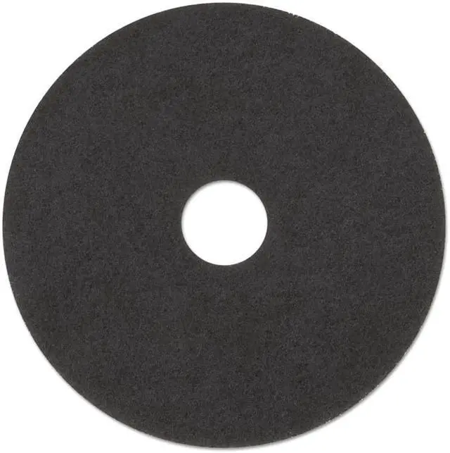 Alt view image 3 of 3 - Boardwalk PAD 4016 BLA Standard Diameter Stripping Floor Pads, 16", Black (Pack of 5)