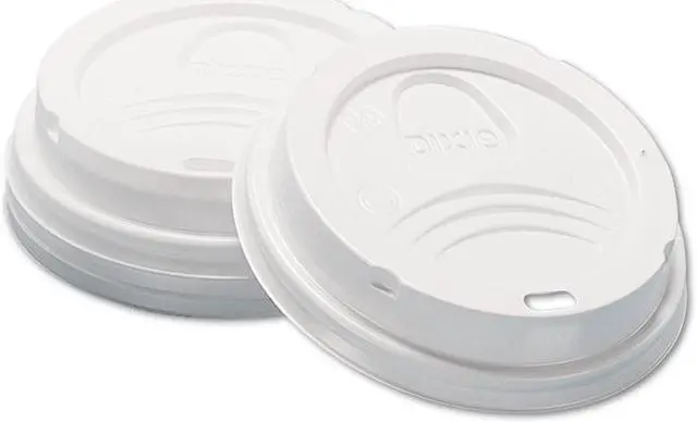 Alt view image 3 of 11 - C-Dome Ppr Cup Lid F/8Oz Sip-Thru Whi 10/100