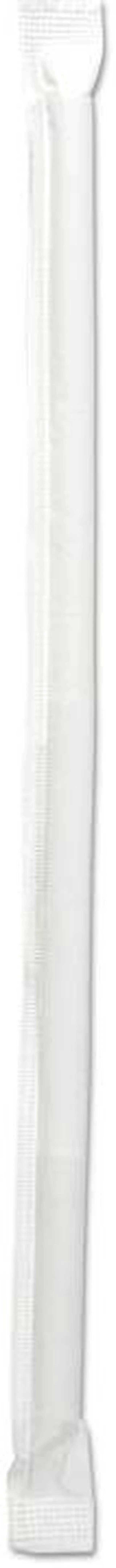 Alt view image 2 of 3 - Wrapped Jumbo Straws, 7 3/4", Black, 12500/Carton JSTW775B