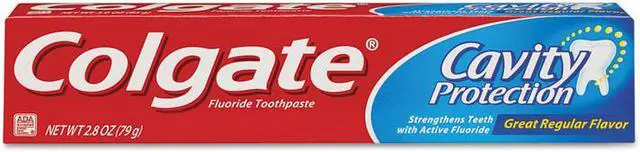 Alt view image 3 of 4 - Colgate 50130 Cavity Protection Toothpaste, Regular Flavor, 0.15 Oz Tube, 1000/Carton
