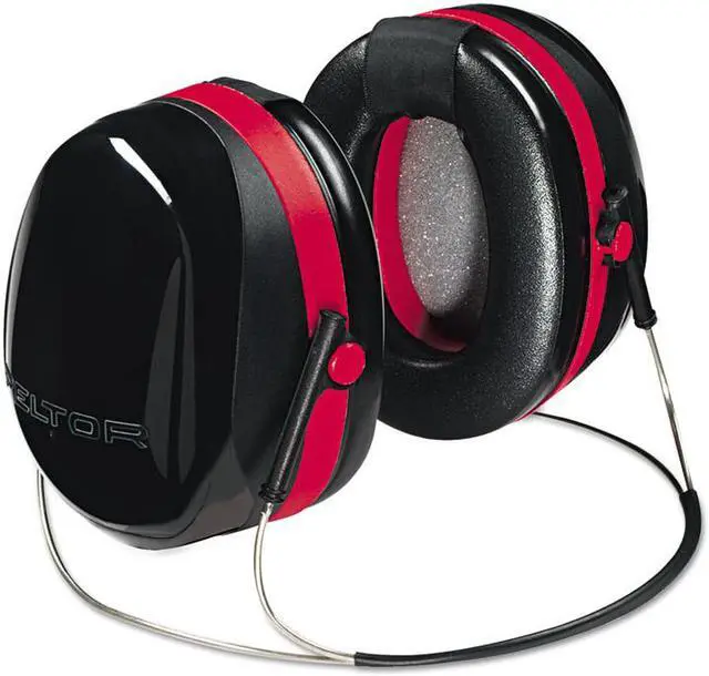 Alt view image 6 of 6 - 3M Peltor H10B Optime 105 Behind-the-Head Earmuff with Neckband