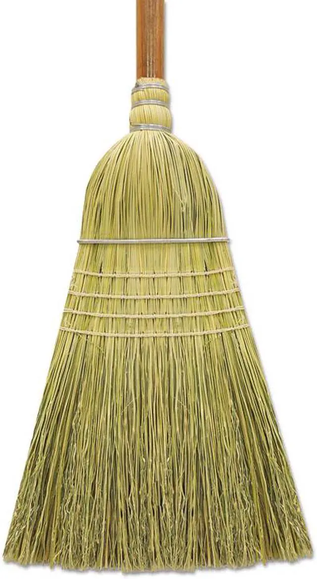 Alt view image 4 of 6 - Boardwalk Corn/Fiber Lobby Brooms 53.5" Natural 6/Carton BR10004