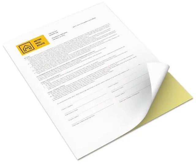 Alt view image 4 of 13 - Xerox Bold Digital Carbonless Paper 8 1/2 x11 White/Canary/Pink/Gldrod 5 000