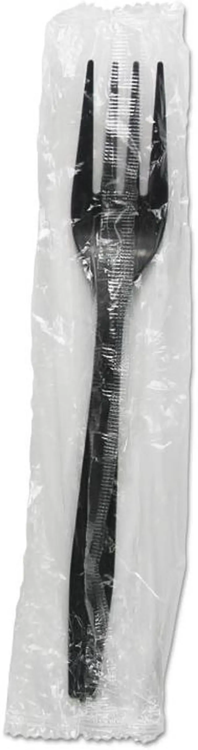 Alt view image 4 of 5 - Boardwalk BWKSSHWPPBIW Heavyweight Wrapped Polypropylene Cutlery, Soup Spoon