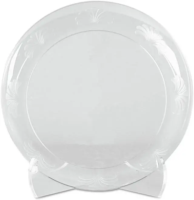 Alt view image 6 of 9 - Designerware Plates Plastic 6" Clear 180/Carton