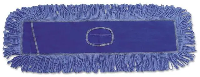 Alt view image 9 of 20 - Boardwalk Mop Head Dust Looped-End Cotton/Synthetic Fibers 24 x 5 Blue 1124